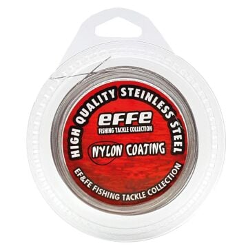 EFFE Çelik Olta Teli Lüfer Turna Dişli Balık İçin 10m Tel ve Burç 4.5kg