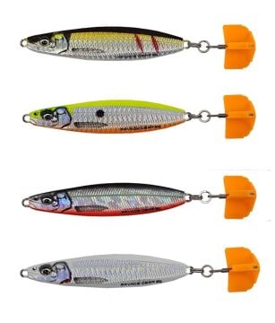 Savage Gear Psycho Sprat 9.8cm 60g Jigging Suni Yem Lemon Back Flash