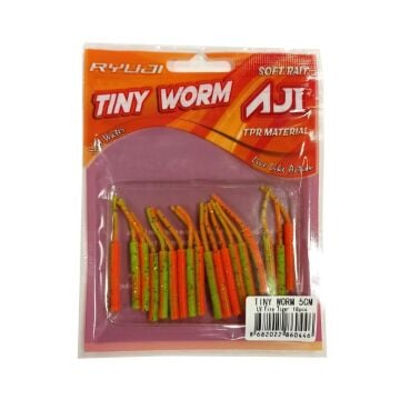 Ryuji Jelly Worm 7.5cm Boru Kurdu LRF Silikon Yem 20ad