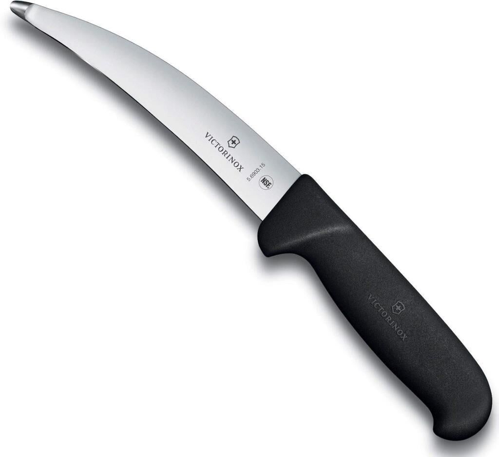Victorinox Fibrox 15cm İşkembe ve Bağırsak Bıçağı 5.6903.15 Siyah