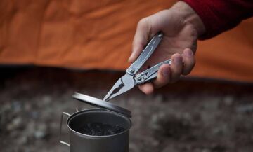 Leatherman Sidekick Penseli Kılıflı Multitool 14F Gümüş
