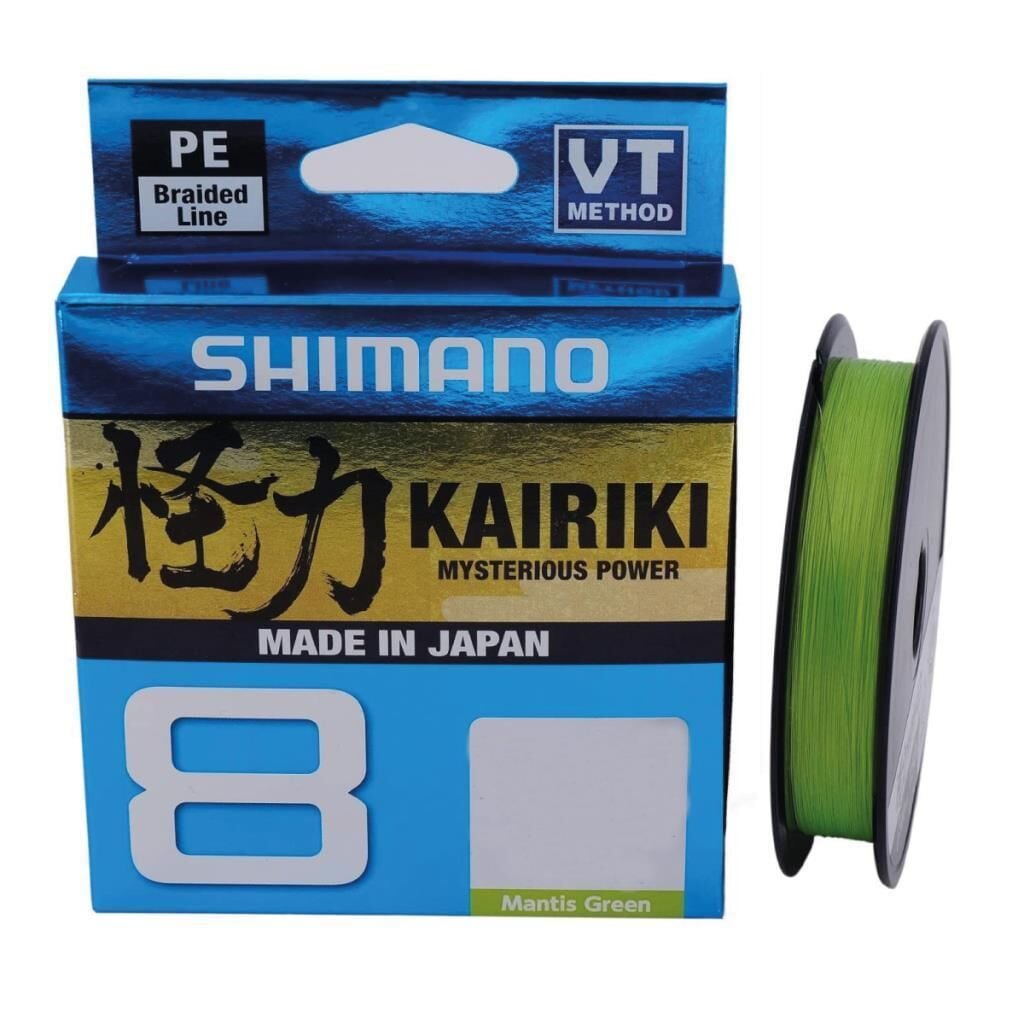 Shimano Kairiki 8 300m Örgü İp Misina Mantis Green Yeşil