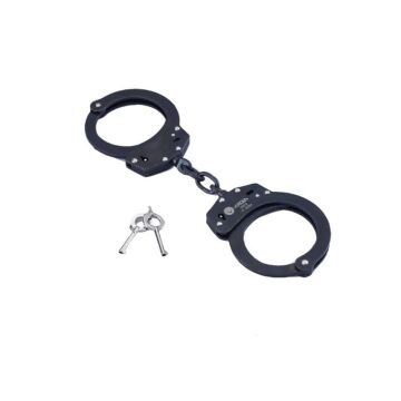 Vurgun Zincirli Çelik Polis Kelepçesi Siyah 3021B