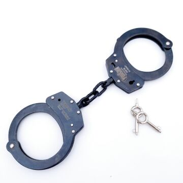 Vurgun Zincirli Çelik Polis Kelepçesi Siyah 3021B