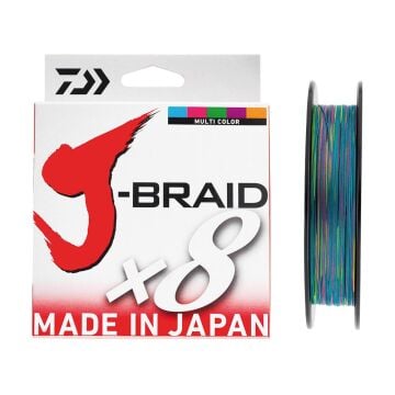 Daiwa J-Braid 300m 8x Multicolor Örgü İp Misina