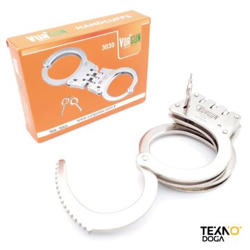 Vurgun Menteşeli Çelik Polis Kelepçesi 3030