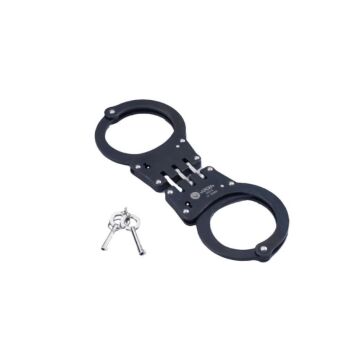 Vurgun Menteşeli Çelik Polis Kelepçesi Siyah 3031B