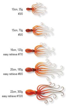 Savage Gear 3D Octopus Ahtapot Silikon 120g 16cm Jigging Suni Yem