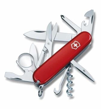 Victorinox Explorer 1.6703 Büyüteçli Kırmızı İsviçre Çakısı 91mm 16F