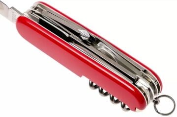 Victorinox Explorer 1.6703 Büyüteçli Kırmızı İsviçre Çakısı 91mm 16F