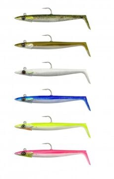 Savage Gear Sandeel V2 12cm 22g 1 Kafa 2 Gövdeli Silikon Yem Green Silver