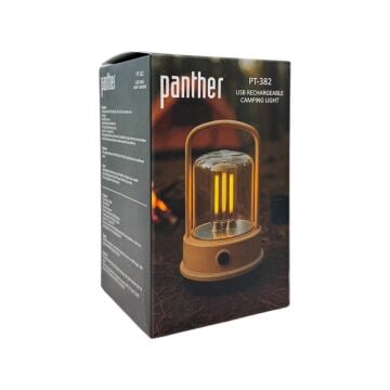 Panther 600 Lümen USB Şarjlı Solar Kamp Lambası PT-382