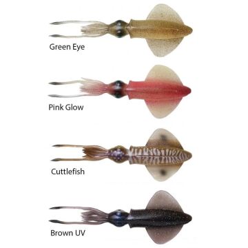 Savage Gear Swim Squid 9.5cm 5g Silikon Kalamar Suni Yem 4ad Cuttlefish